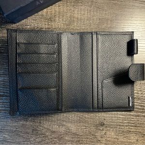 Moterm a6 pebbled black notebook cover